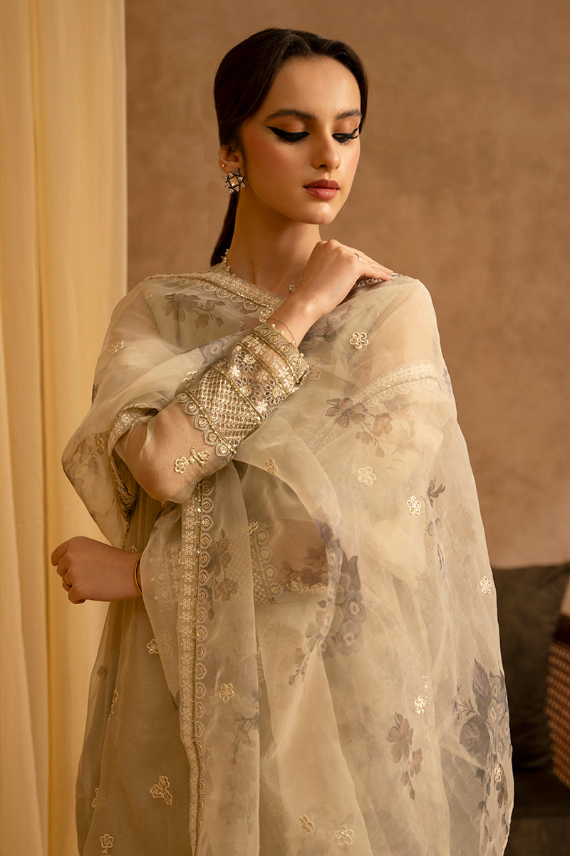 Cross Stitch | Eid Collection | ISLAND FOSSIL by Cross Stitch - Designer Dress - Type: Ladies Clothes - Available at Libayah - 100% Original