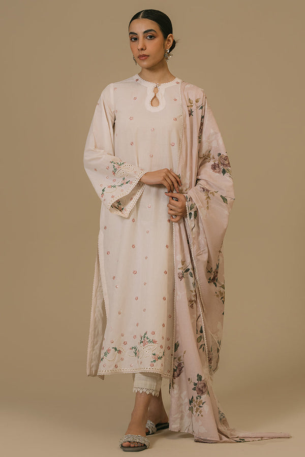 Cross Stitch | Eid Collection | TENDER BLUSH by Cross Stitch - Designer Dress - Type: Ladies Clothes - Available at Libayah - 100% Original