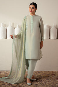 Cross Stitch | Eid Collection | GREEN MIST by Cross Stitch - Designer Dress - Type: Ladies Clothes - Available at Libayah - 100% Original