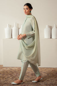 Cross Stitch | Eid Collection | GREEN MIST by Cross Stitch - Designer Dress - Type: Ladies Clothes - Available at Libayah - 100% Original