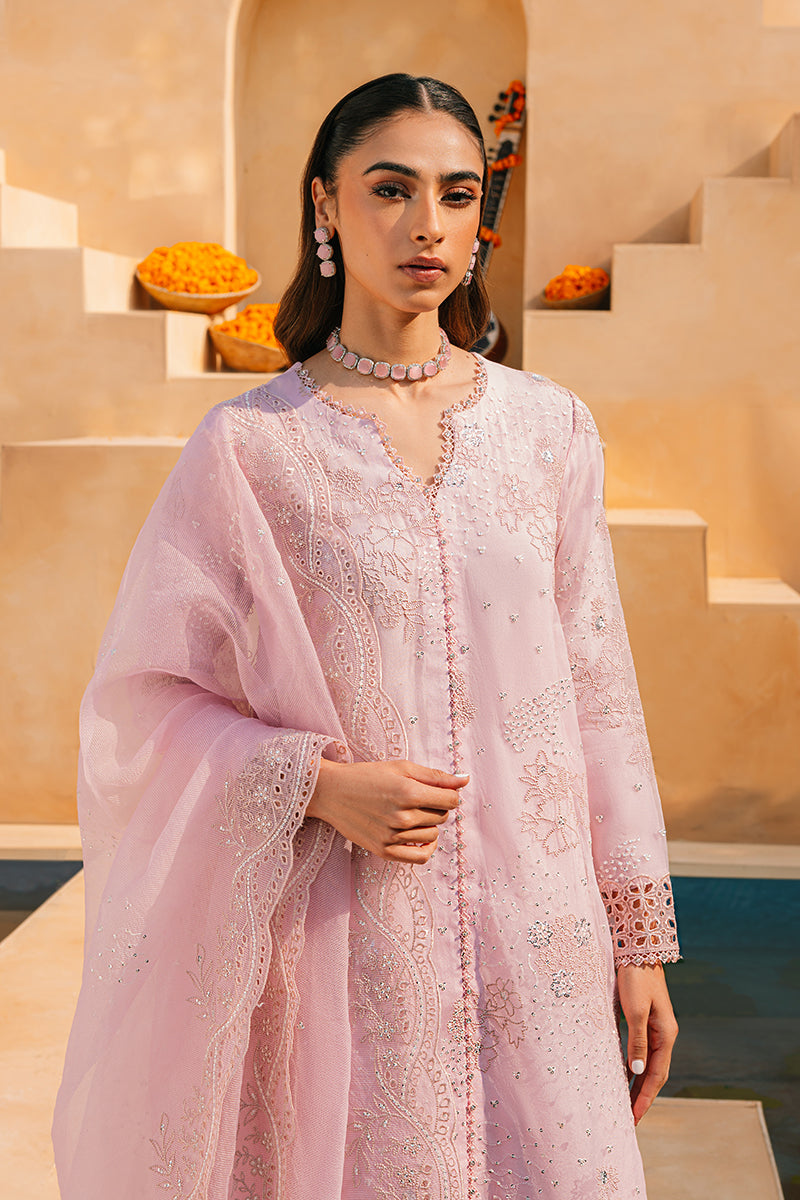 Cross Stitch | Eid Collection | MUTED PINK by Cross Stitch - Designer Dress - Type: Ladies Clothes - Available at Libayah - 100% Original