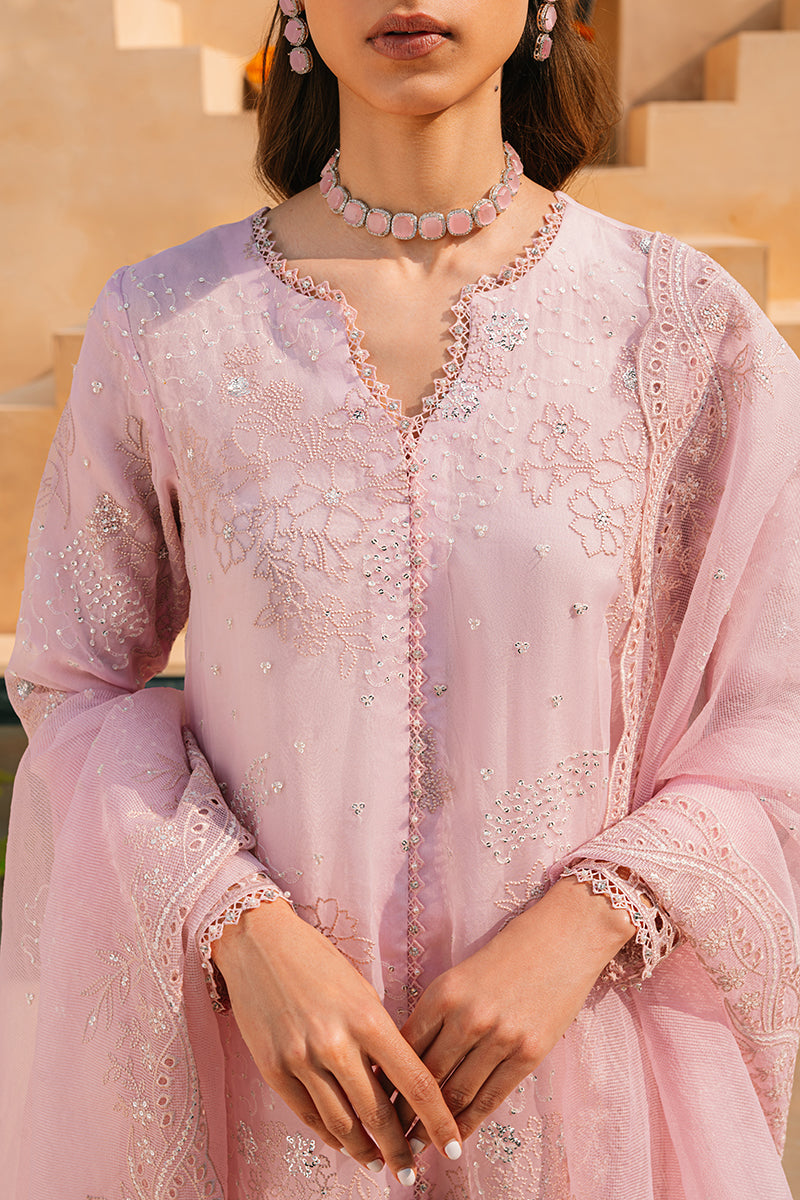 Cross Stitch | Eid Collection | MUTED PINK by Cross Stitch - Designer Dress - Type: Ladies Clothes - Available at Libayah - 100% Original
