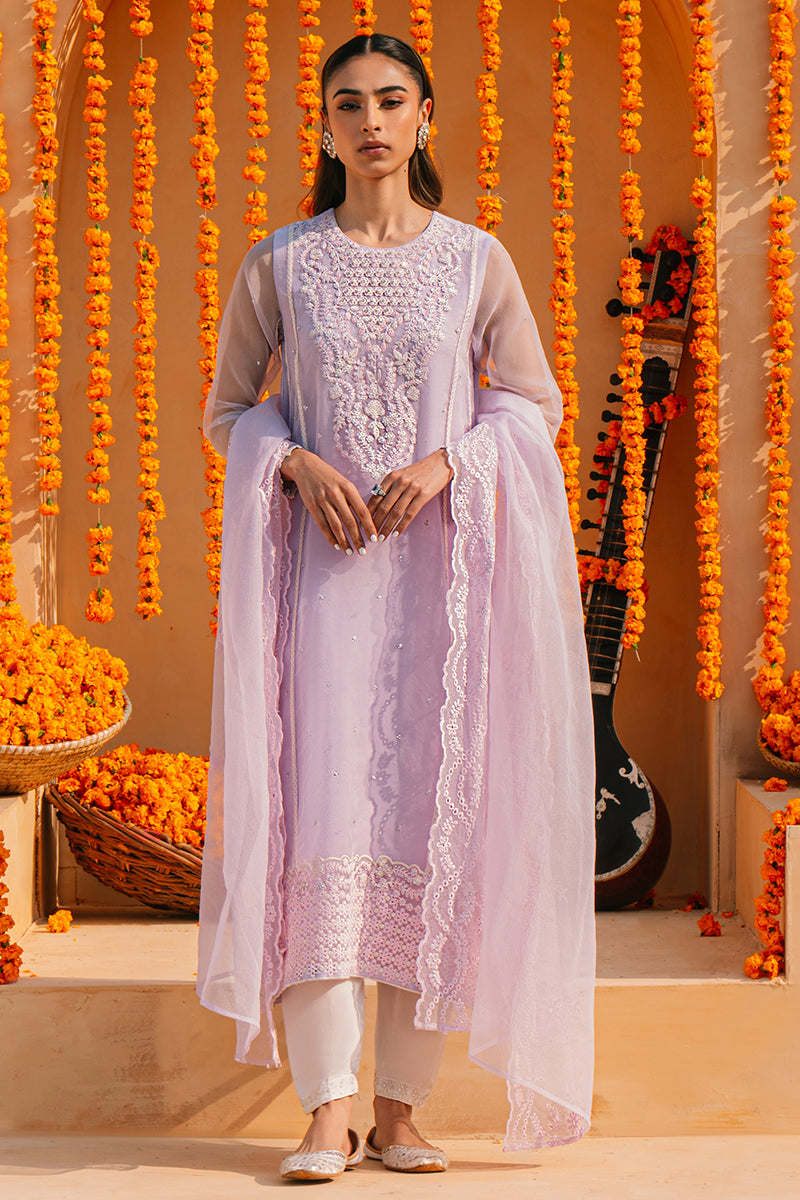 Cross Stitch | Eid Collection | LILAC WHISPER by Cross Stitch - Designer Dress - Type: Ladies Clothes - Available at Libayah - 100% Original