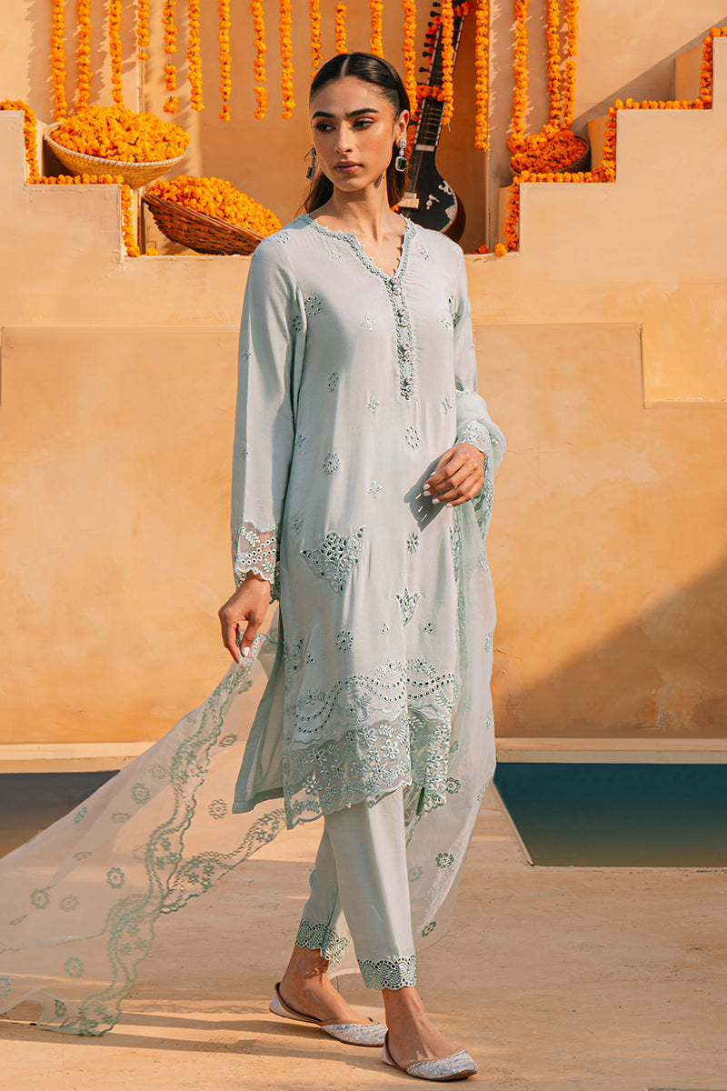 Cross Stitch | Eid Collection | CLOUD BURST by Cross Stitch - Designer Dress - Type: Ladies Clothes - Available at Libayah - 100% Original