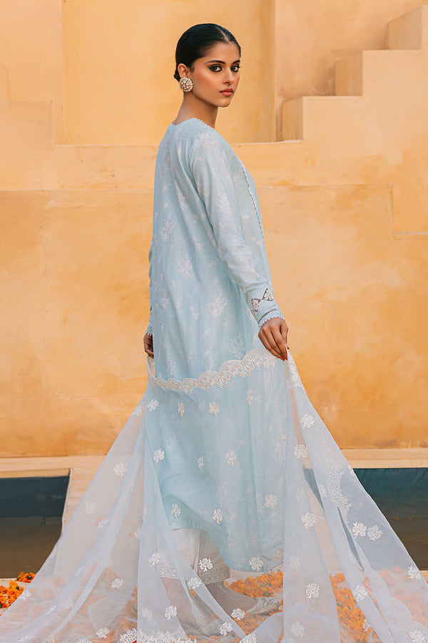 Cross Stitch | Eid Collection | SAFFRON SEA by Cross Stitch - Designer Dress - Type: Ladies Clothes - Available at Libayah - 100% Original