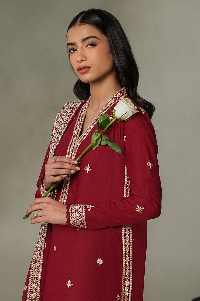 Cross Stitch | Eid Collection | AUTUMN FALL by Cross Stitch - Designer Dress - Type: Ladies Clothes - Available at Libayah - 100% Original
