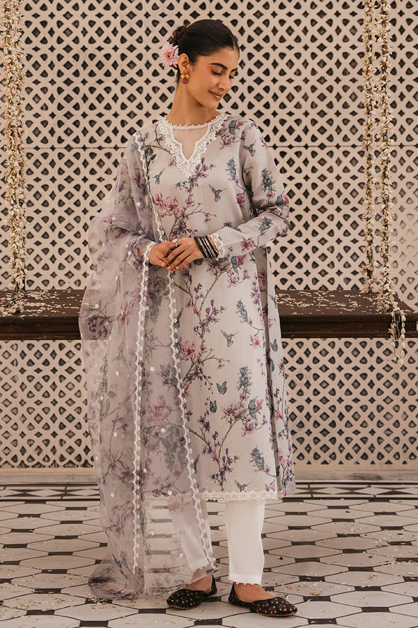 Cross Stitch | Eid Collection | PERIWINKLE PEARL by Cross Stitch - Designer Dress - Type: Ladies Clothes - Available at Libayah - 100% Original