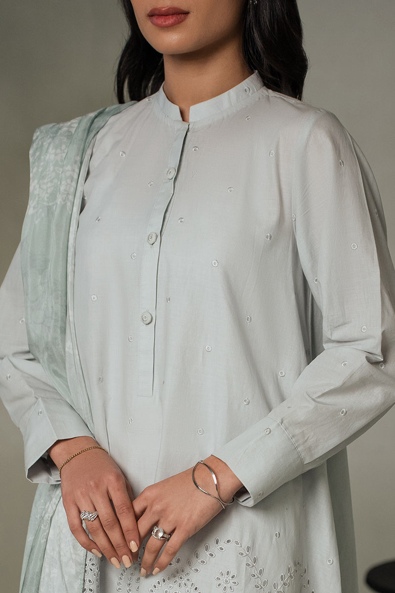 Cross Stitch | Eid Collection | BLUE HAZE by Cross Stitch - Designer Dress - Type: Ladies Clothes - Available at Libayah - 100% Original