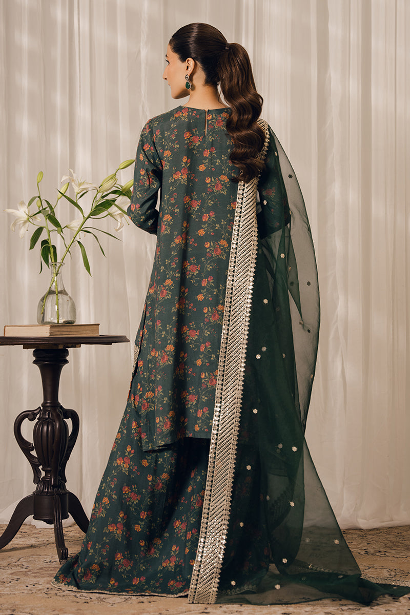 Cross Stitch | Eid Collection | EMERALD AISLE by Cross Stitch - Designer Dress - Type: Ladies Clothes - Available at Libayah - 100% Original