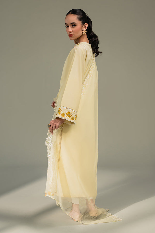 Cross Stitch | Eid Collection | SUN FIELD by Cross Stitch - Designer Dress - Type: Ladies Clothes - Available at Libayah - 100% Original