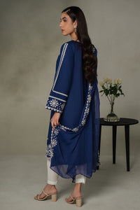 Cross Stitch | Eid Collection | MIDNIGHT BLUE by Cross Stitch - Designer Dress - Type: Ladies Clothes - Available at Libayah - 100% Original