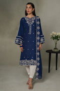 Cross Stitch | Eid Collection | MIDNIGHT BLUE by Cross Stitch - Designer Dress - Type: Ladies Clothes - Available at Libayah - 100% Original