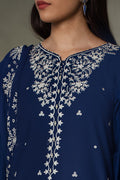 Cross Stitch | Eid Collection | MIDNIGHT BLUE by Cross Stitch - Designer Dress - Type: Ladies Clothes - Available at Libayah - 100% Original