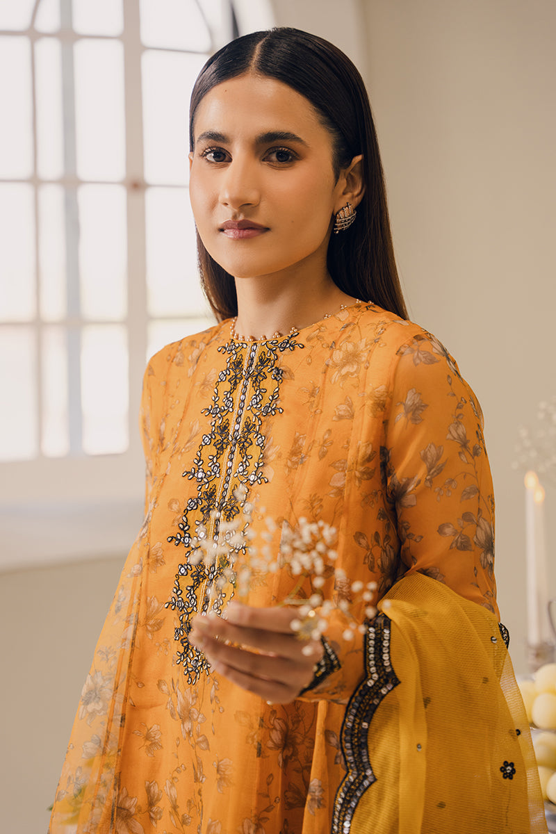 Cross Stitch | Eid Collection | HARVEST GOLD by Cross Stitch - Designer Dress - Type: Ladies Clothes - Available at Libayah - 100% Original