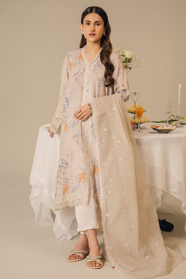 Cross Stitch | Eid Collection | ASHEN BUD by Cross Stitch - Designer Dress - Type: Ladies Clothes - Available at Libayah - 100% Original