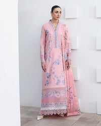 Roheenaz | Floral Reverie Luxury Lawn | Crystal Glow by Roheenaz - Designer Dress  - Type : Ladies Clothes - Available at Libayah - 100% Original 
