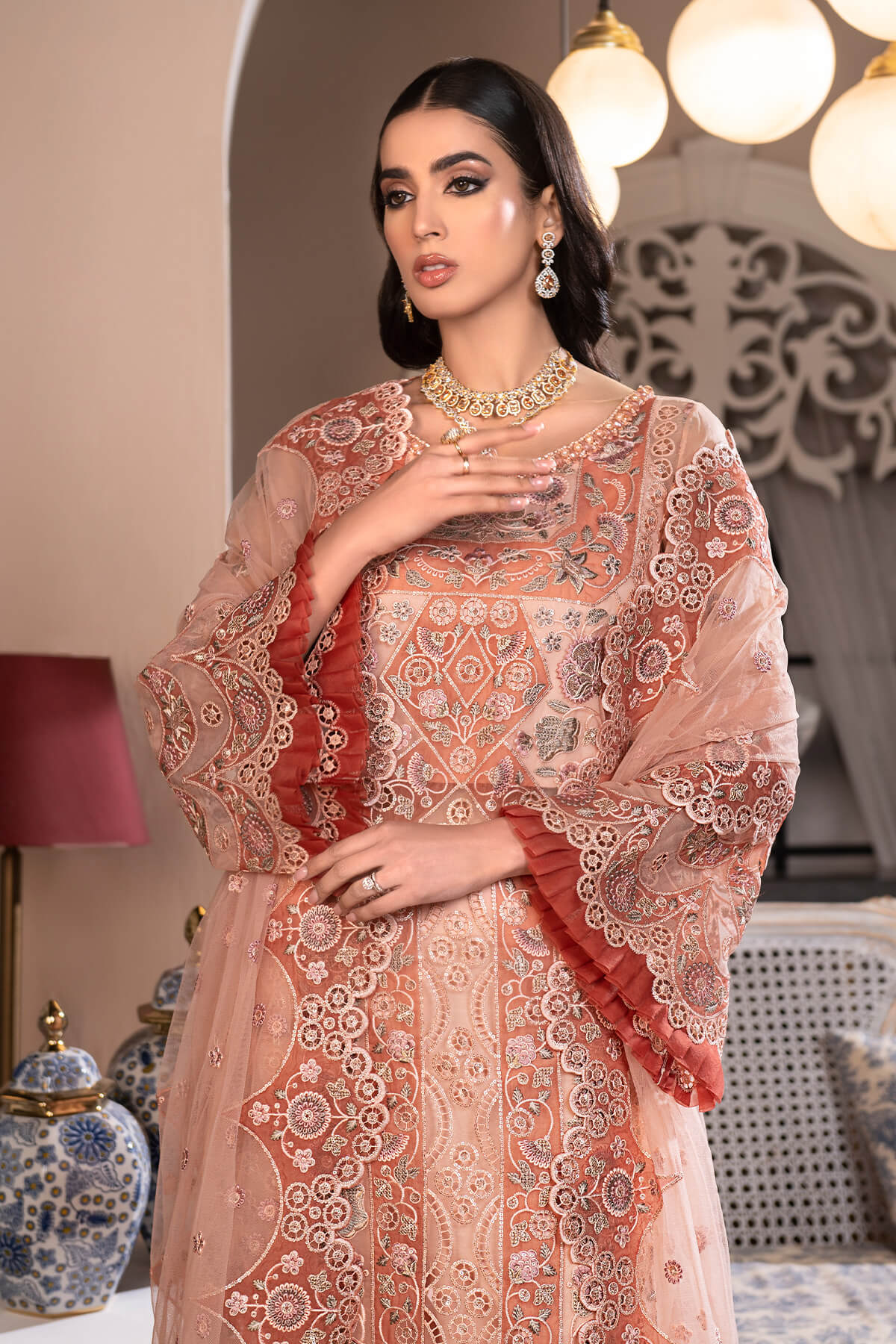 Janique | Luxury Collection 24 | D - 001 Peaceful Pink by Janique - Designer Dress - Type: Ladies Clothes - Available at Libayah - 100% Original