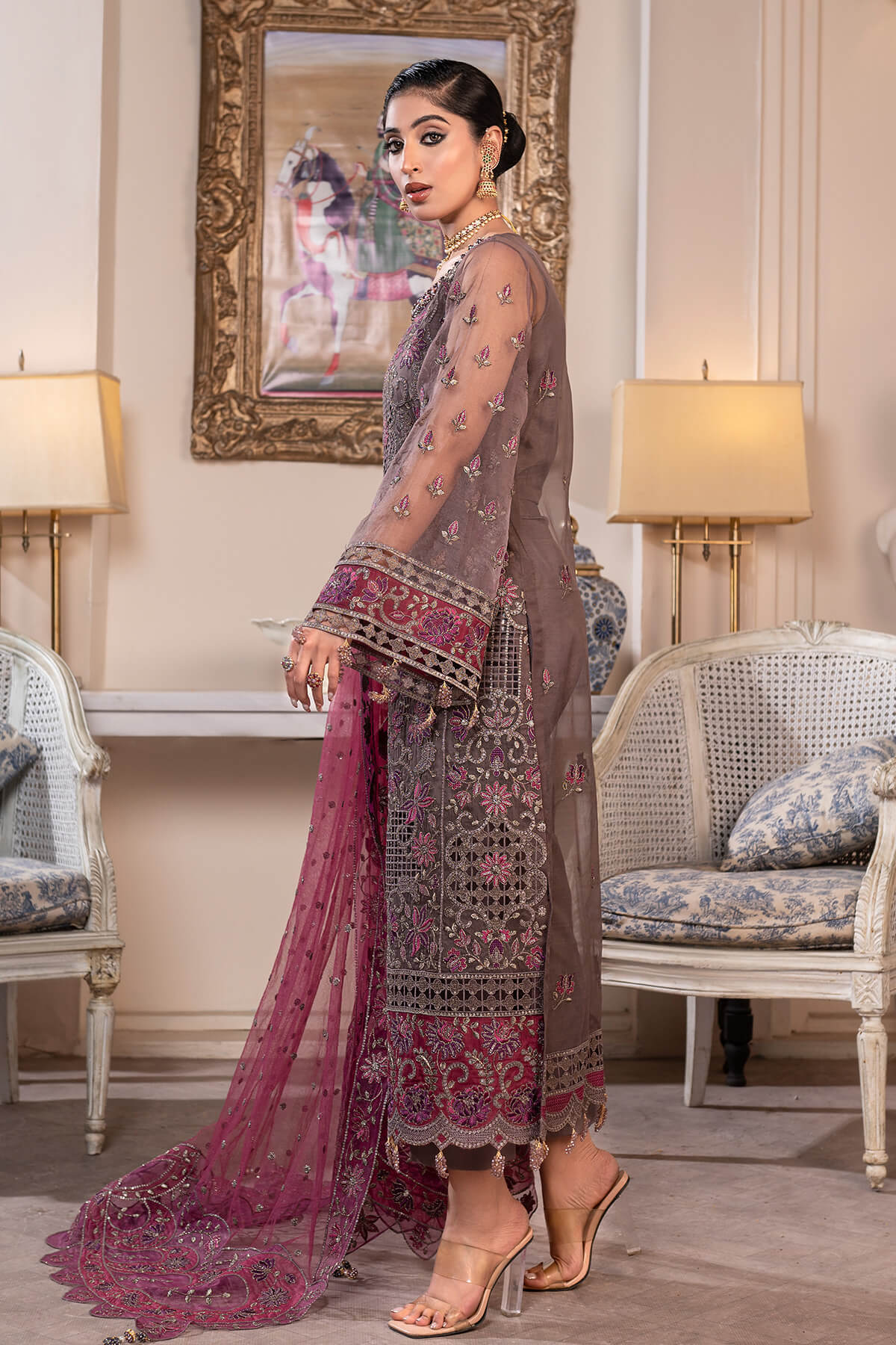 Janique | Luxury Collection 24 | D - 002 Burgundy Orchid by Janique - Designer Dress - Type: Ladies Clothes - Available at Libayah - 100% Original