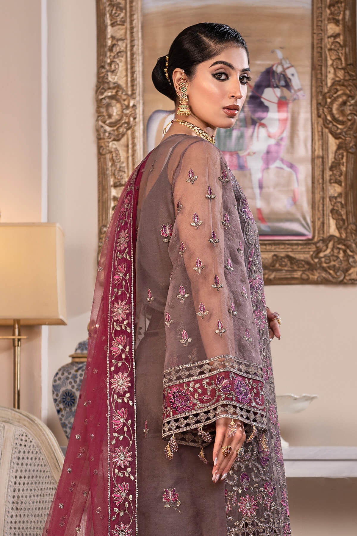 Janique | Luxury Collection 24 | D - 002 Burgundy Orchid by Janique - Designer Dress - Type: Ladies Clothes - Available at Libayah - 100% Original