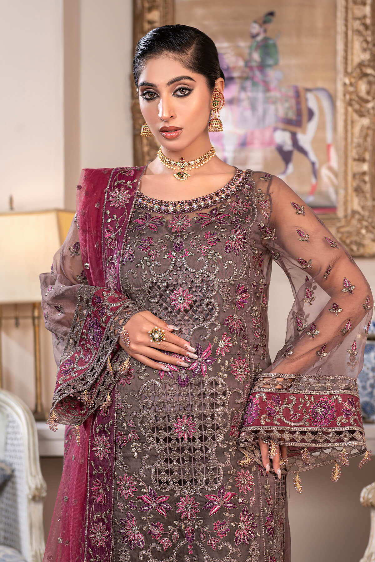 Janique | Luxury Collection 24 | D - 002 Burgundy Orchid by Janique - Designer Dress - Type: Ladies Clothes - Available at Libayah - 100% Original