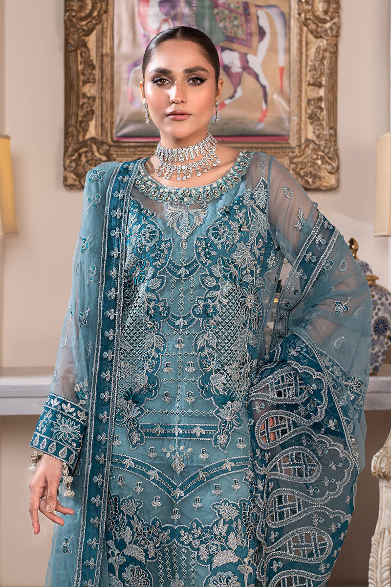 Janique | Luxury Collection 24 | D - 003 Azure Blue by Janique - Designer Dress - Type: Ladies Clothes - Available at Libayah - 100% Original