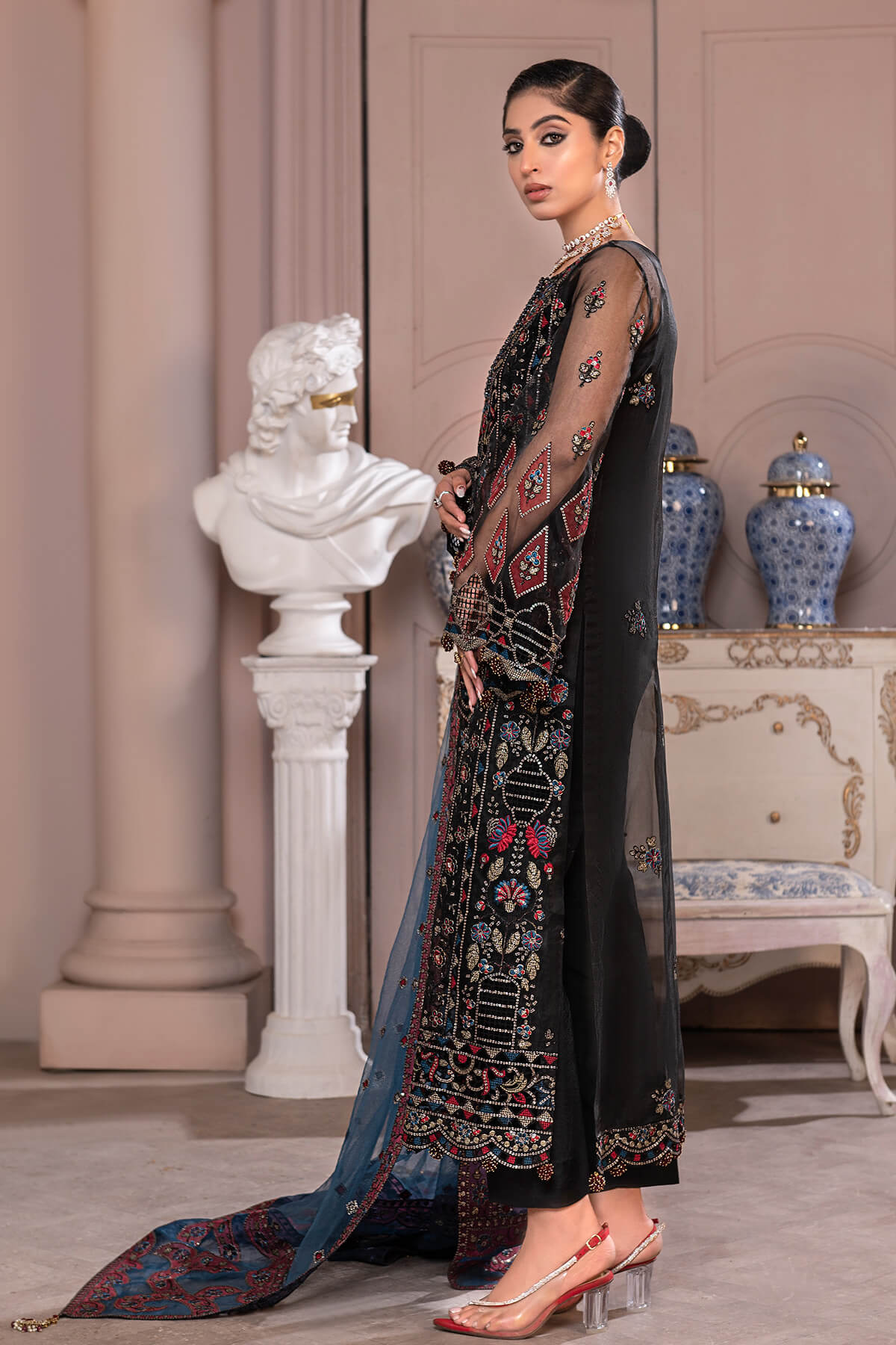 Janique | Luxury Collection 24 | D - 005 Night Bloom by Janique - Designer Dress - Type: Ladies Clothes - Available at Libayah - 100% Original