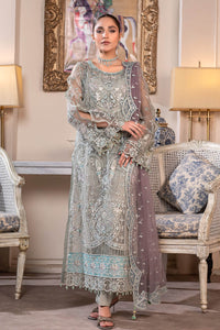 Janique | Luxury Collection 24 | D - 006 Gray Smoke by Janique - Designer Dress - Type: Ladies Clothes - Available at Libayah - 100% Original