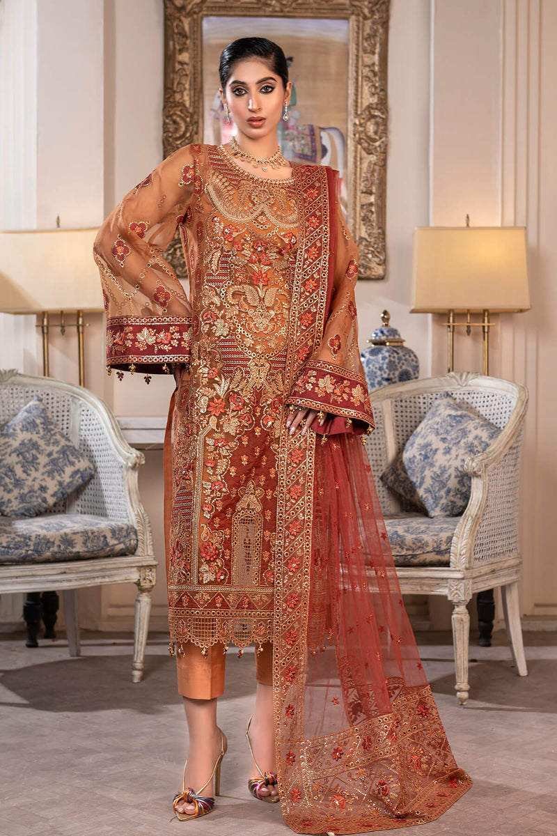 Janique | Luxury Collection 24 | D - 007 Barg Mustard by Janique - Designer Dress - Type: Ladies Clothes - Available at Libayah - 100% Original