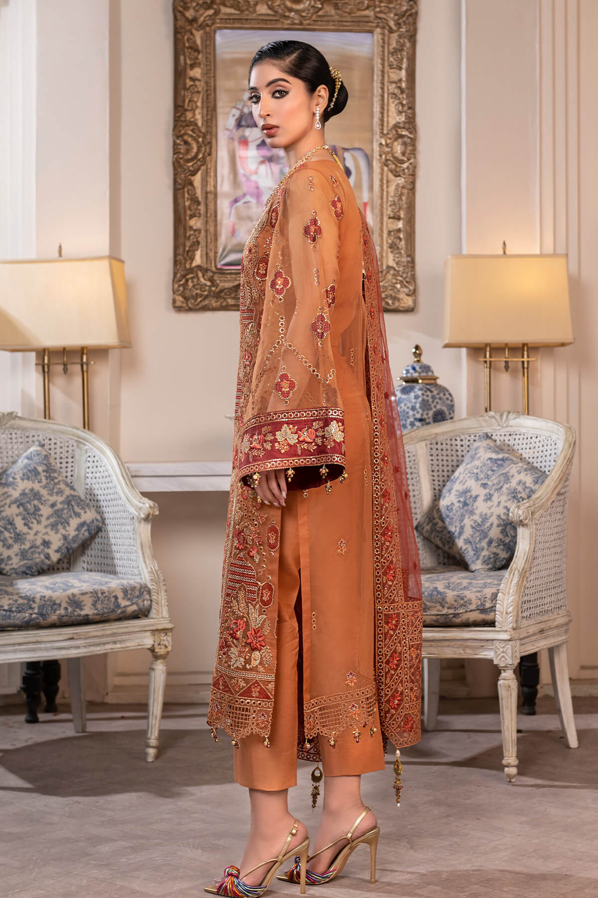 Janique | Luxury Collection 24 | D - 007 Barg Mustard by Janique - Designer Dress - Type: Ladies Clothes - Available at Libayah - 100% Original