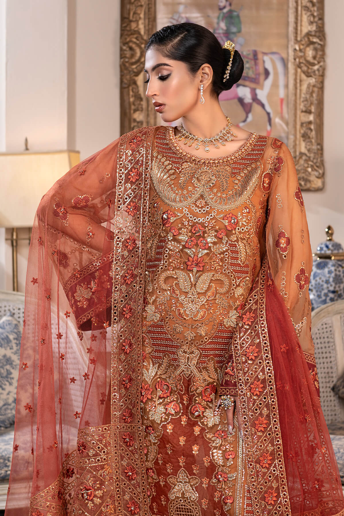 Janique | Luxury Collection 24 | D - 007 Barg Mustard by Janique - Designer Dress - Type: Ladies Clothes - Available at Libayah - 100% Original