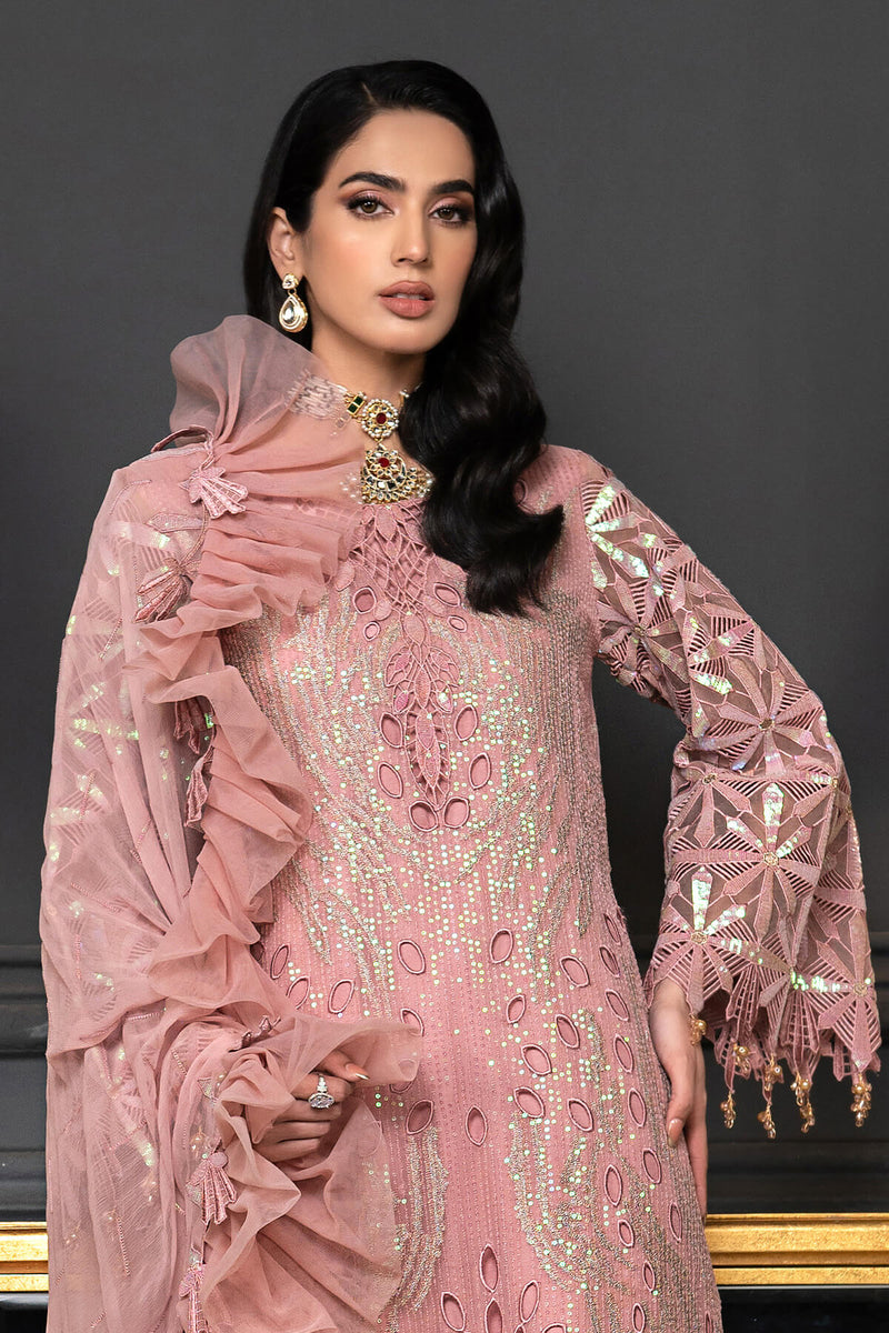Janique | Luxury Collection 24 | D-011 Peachy Elegance by Janique - Designer Dress - Type: Ladies Clothes - Available at Libayah - 100% Original