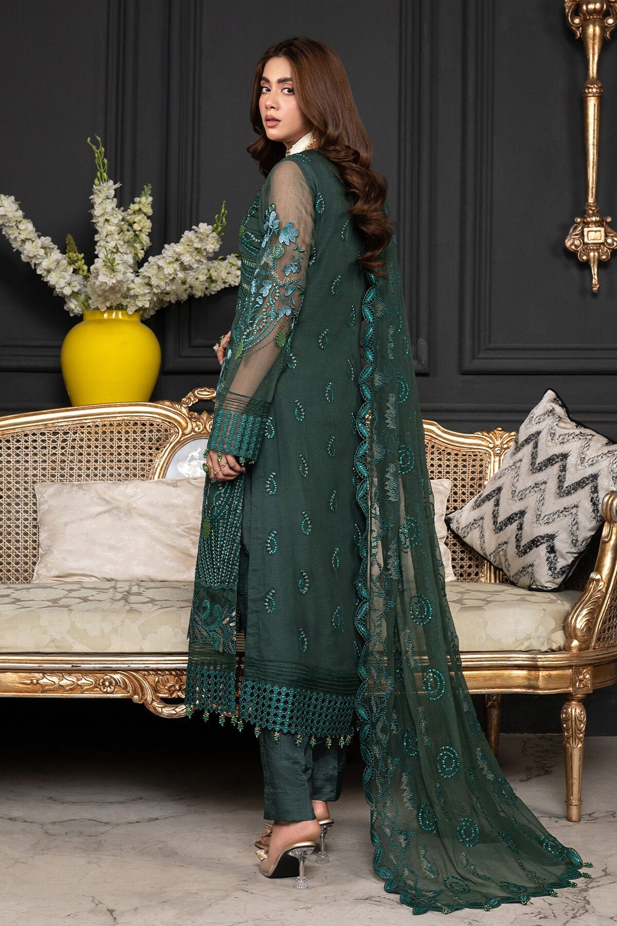 Janique | Luxury Collection 24 | D-012 Emerald by Janique - Designer Dress - Type: Ladies Clothes - Available at Libayah - 100% Original