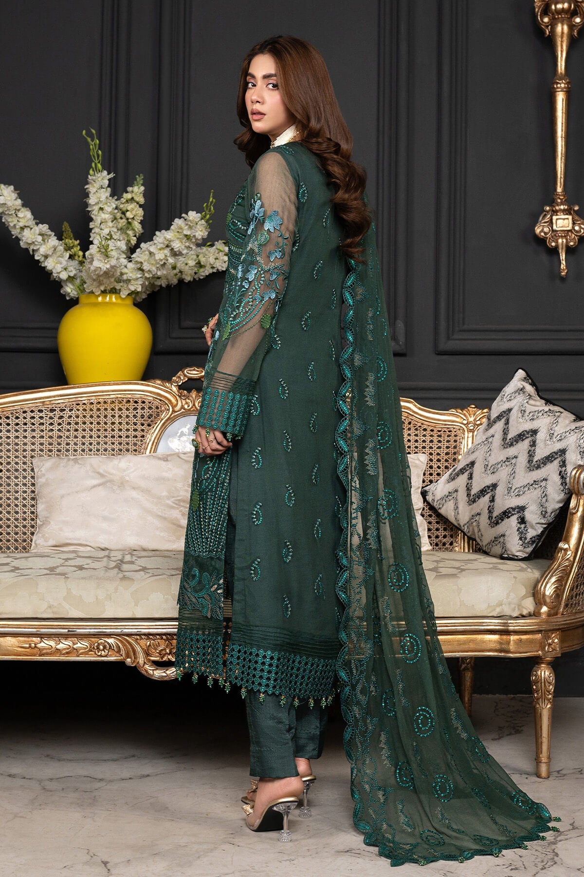 Janique | Luxury Collection 24 | D-012 Emerald by Janique - Designer Dress - Type: Ladies Clothes - Available at Libayah - 100% Original