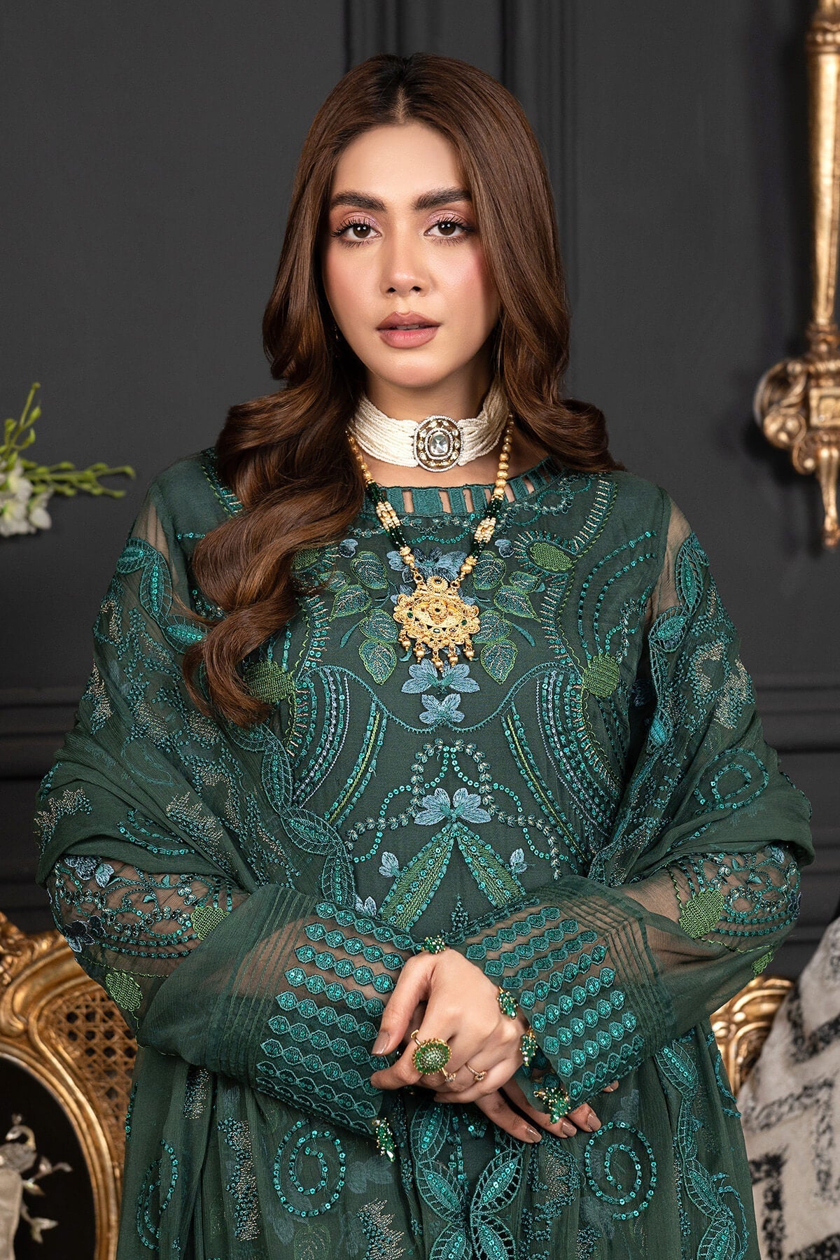 Janique | Luxury Collection 24 | D-012 Emerald by Janique - Designer Dress - Type: Ladies Clothes - Available at Libayah - 100% Original