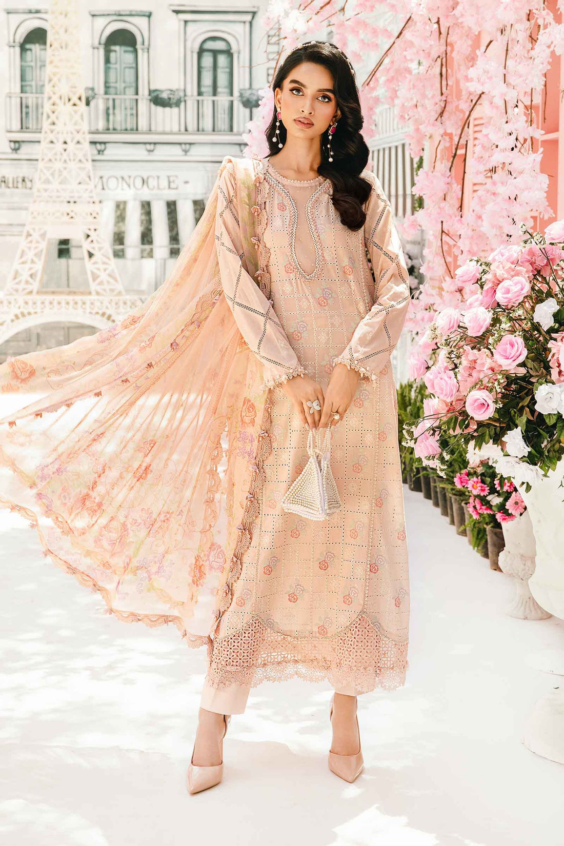 Maria B | M Prints Summer 25 | MPT-2601-A by Maria B - Designer Dress - Type: Ladies Clothes - Available at Libayah - 100% Original