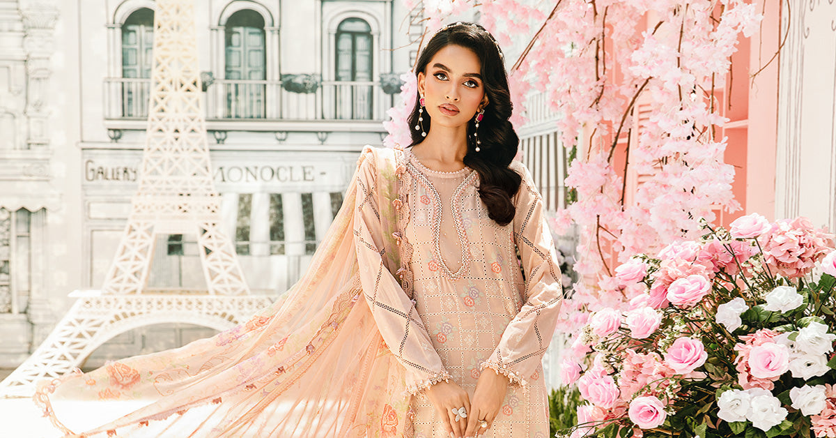 Maria B | M Prints Summer 25 | MPT-2601-A by Maria B - Designer Dress - Type: Ladies Clothes - Available at Libayah - 100% Original