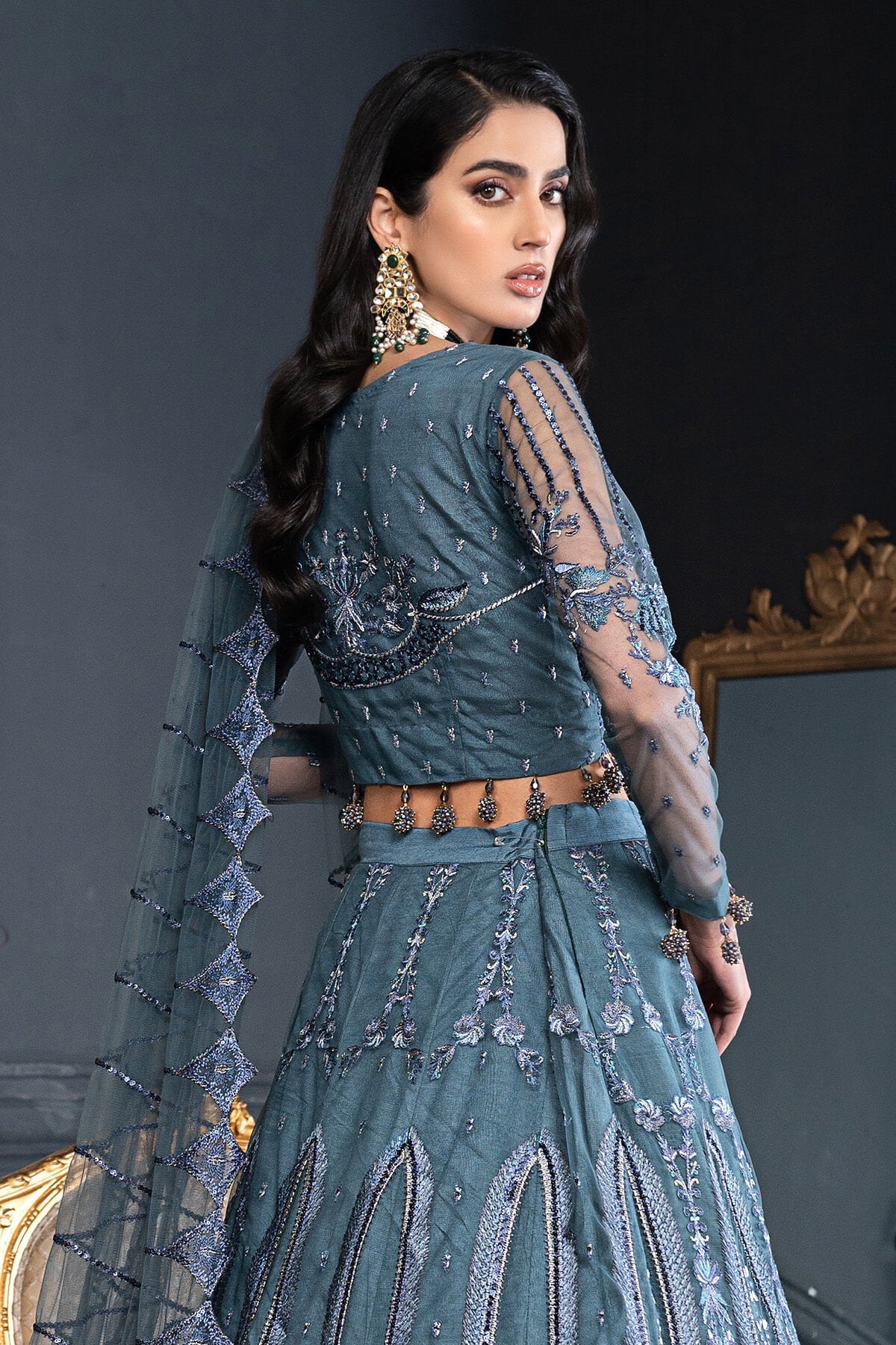 Janique | Luxury Collection 24 | D-020 Graphite Grace by Janique - Designer Dress - Type: Ladies Clothes - Available at Libayah - 100% Original