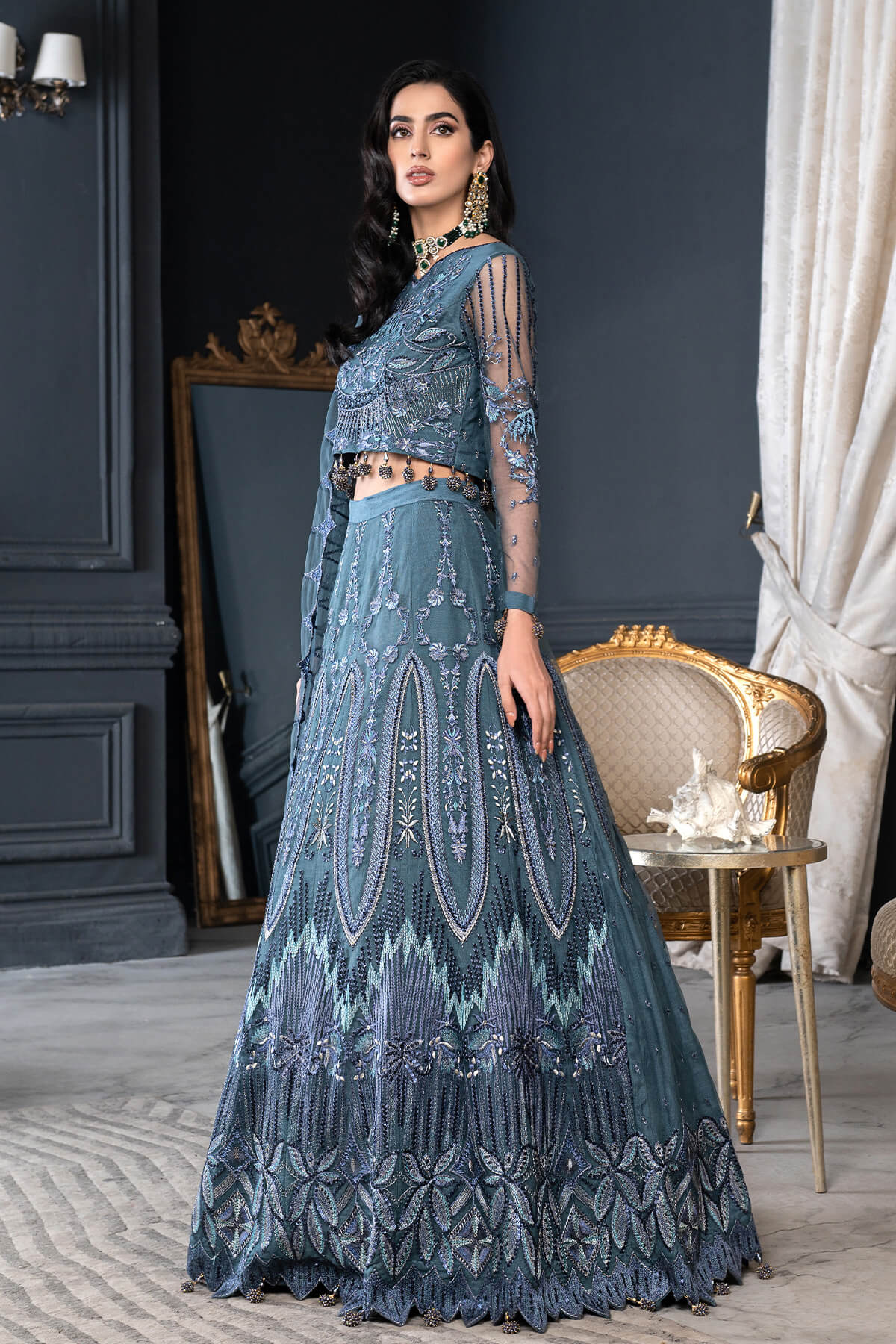 Janique | Luxury Collection 24 | D-020 Graphite Grace by Janique - Designer Dress - Type: Ladies Clothes - Available at Libayah - 100% Original