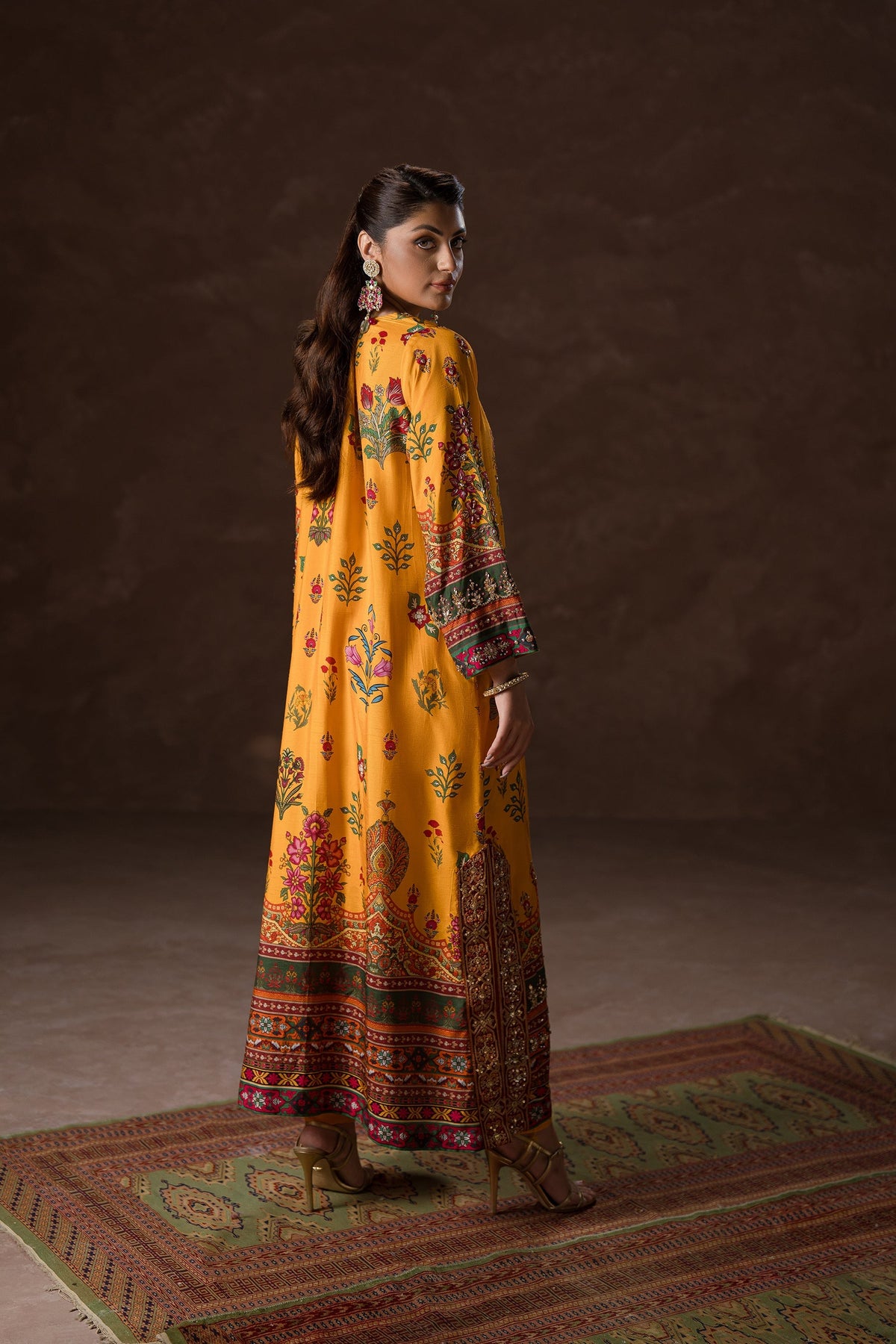 Ammara Khan | Symphony 24 | EASTERN BEAUTY KAFTAN SET (D-03) by Ammara Khan - Designer Dress - Type: Ladies Clothes - Available at Libayah - 100% Original