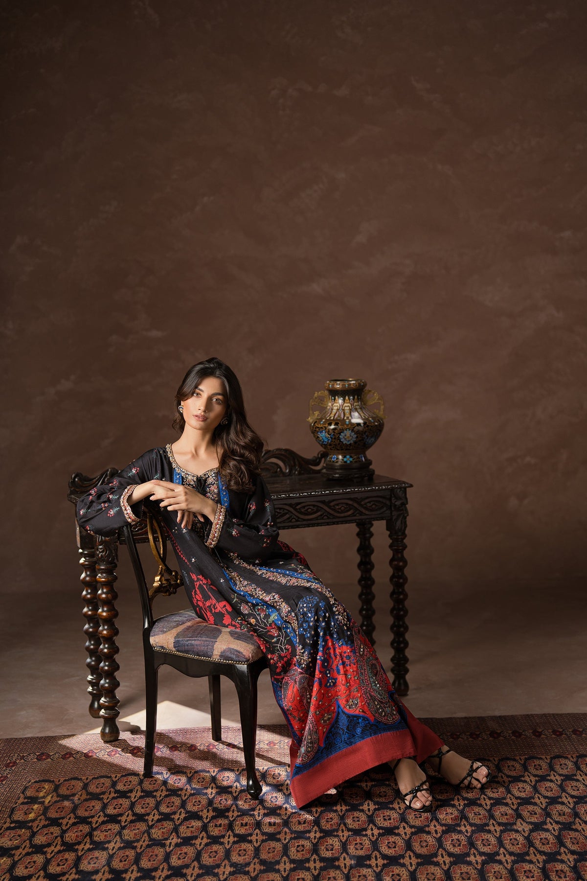 Ammara Khan | Symphony 24 | COOL BLACK COSMOPOLITAN SET (D-04) by Ammara Khan - Designer Dress - Type: Ladies Clothes - Available at Libayah - 100% Original