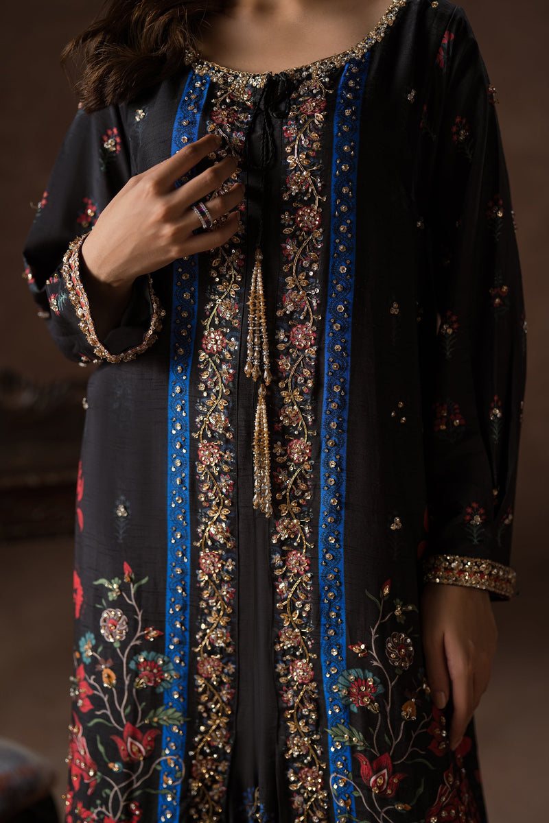 Ammara Khan | Symphony 24 | COOL BLACK COSMOPOLITAN SET (D-04) by Ammara Khan - Designer Dress - Type: Ladies Clothes - Available at Libayah - 100% Original