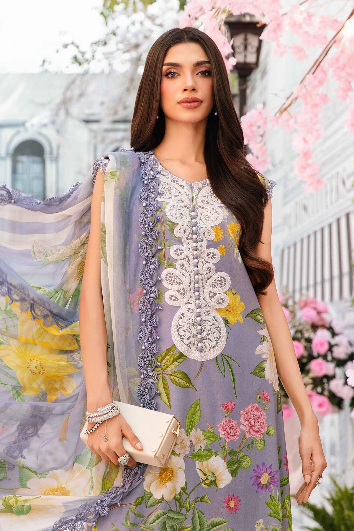 Maria B | M Prints Summer 25 | MPT-2604-A by Maria B - Designer Dress - Type: Ladies Clothes - Available at Libayah - 100% Original