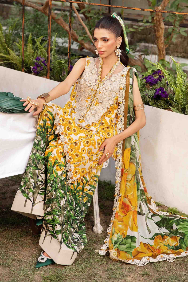 Maria B | M Prints Summer 25 | MPT-2606-A by Maria B - Designer Dress - Type: Ladies Clothes - Available at Libayah - 100% Original