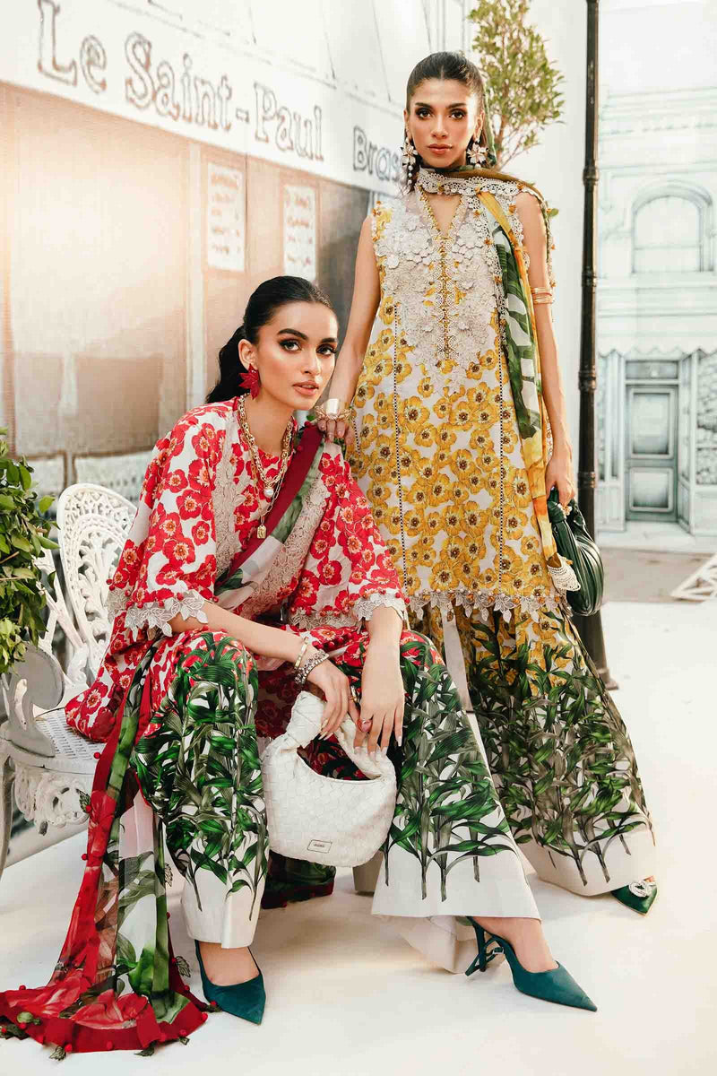 Maria B | M Prints Summer 25 | MPT-2606-A by Maria B - Designer Dress - Type: Ladies Clothes - Available at Libayah - 100% Original