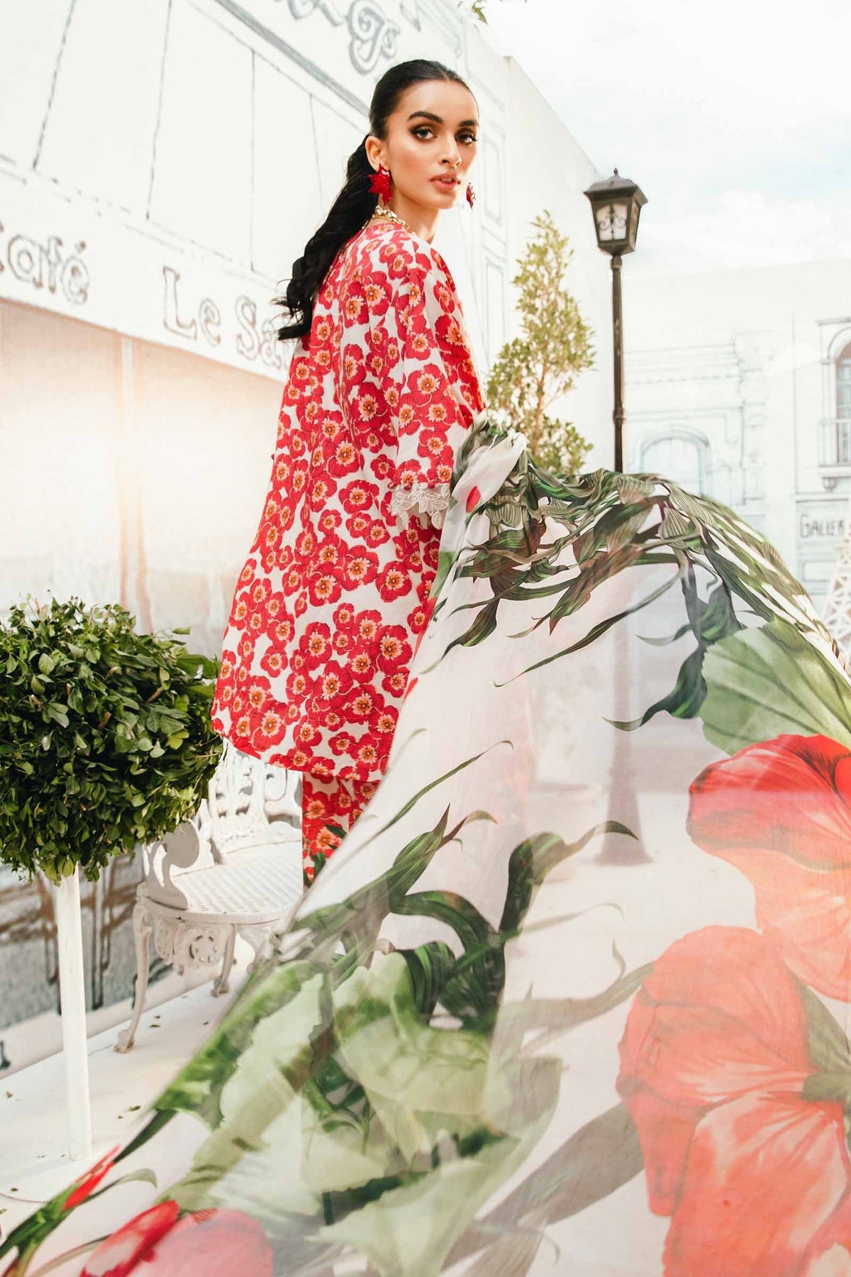 Maria B | M Prints Summer 25 | MPT-2606-B by Maria B - Designer Dress - Type: Ladies Clothes - Available at Libayah - 100% Original