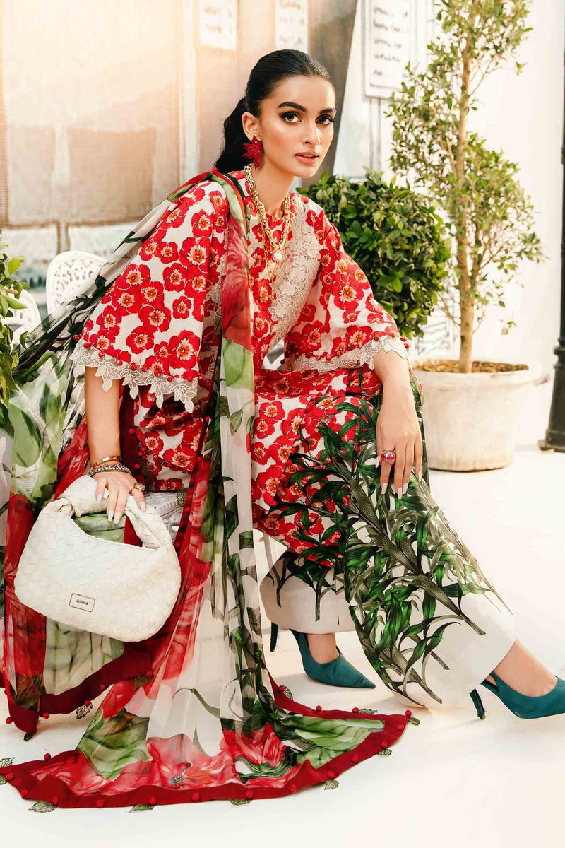 Maria B | M Prints Summer 25 | MPT-2606-B by Maria B - Designer Dress - Type: Ladies Clothes - Available at Libayah - 100% Original