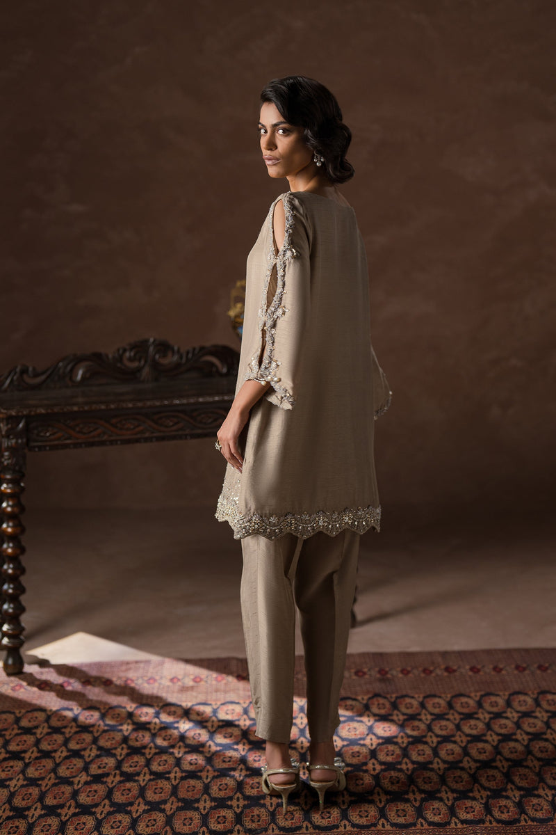 Ammara Khan | Symphony 24 | SMART SPARKLE CO-ORD SET (D-07) by Ammara Khan - Designer Dress - Type: Ladies Clothes - Available at Libayah - 100% Original