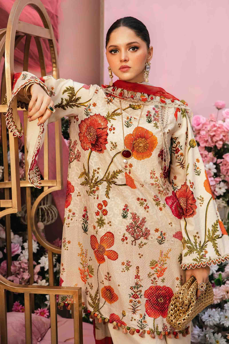Maria B | M Prints Summer 25 | MPT-2607-A by Maria B - Designer Dress - Type: Ladies Clothes - Available at Libayah - 100% Original