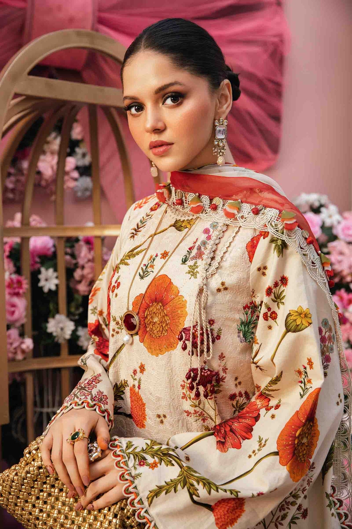 Maria B | M Prints Summer 25 | MPT-2607-A by Maria B - Designer Dress - Type: Ladies Clothes - Available at Libayah - 100% Original