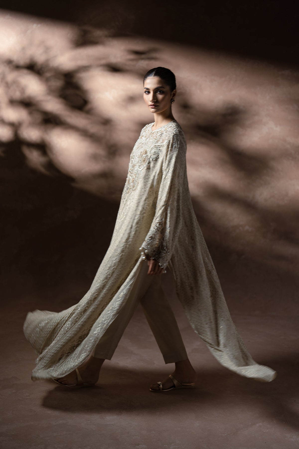 Ammara Khan | Symphony 24 | TIMELESS ELEGANCE KAFTAN SET (D-09) by Ammara Khan - Designer Dress - Type: Ladies Clothes - Available at Libayah - 100% Original